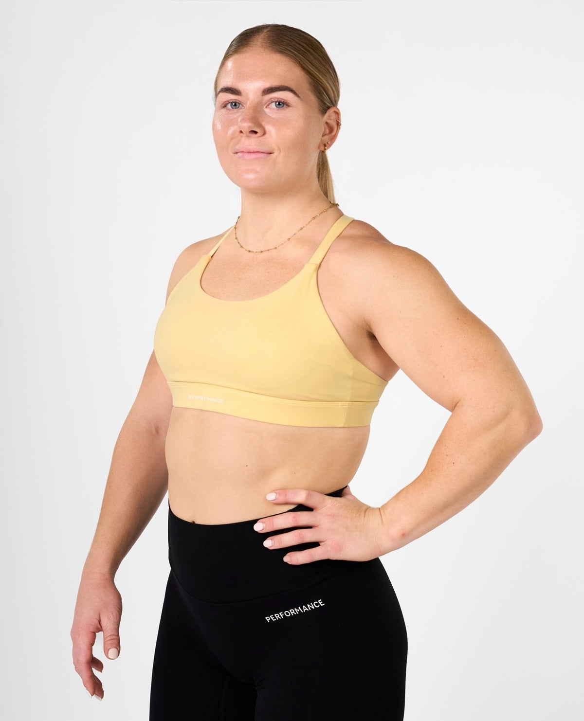Isabel Sport Bra Soft Lemon-2