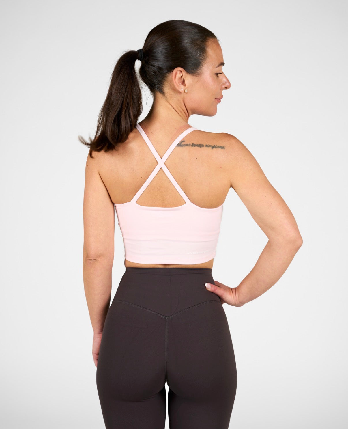Isabel Crop Top Soft Pink-2