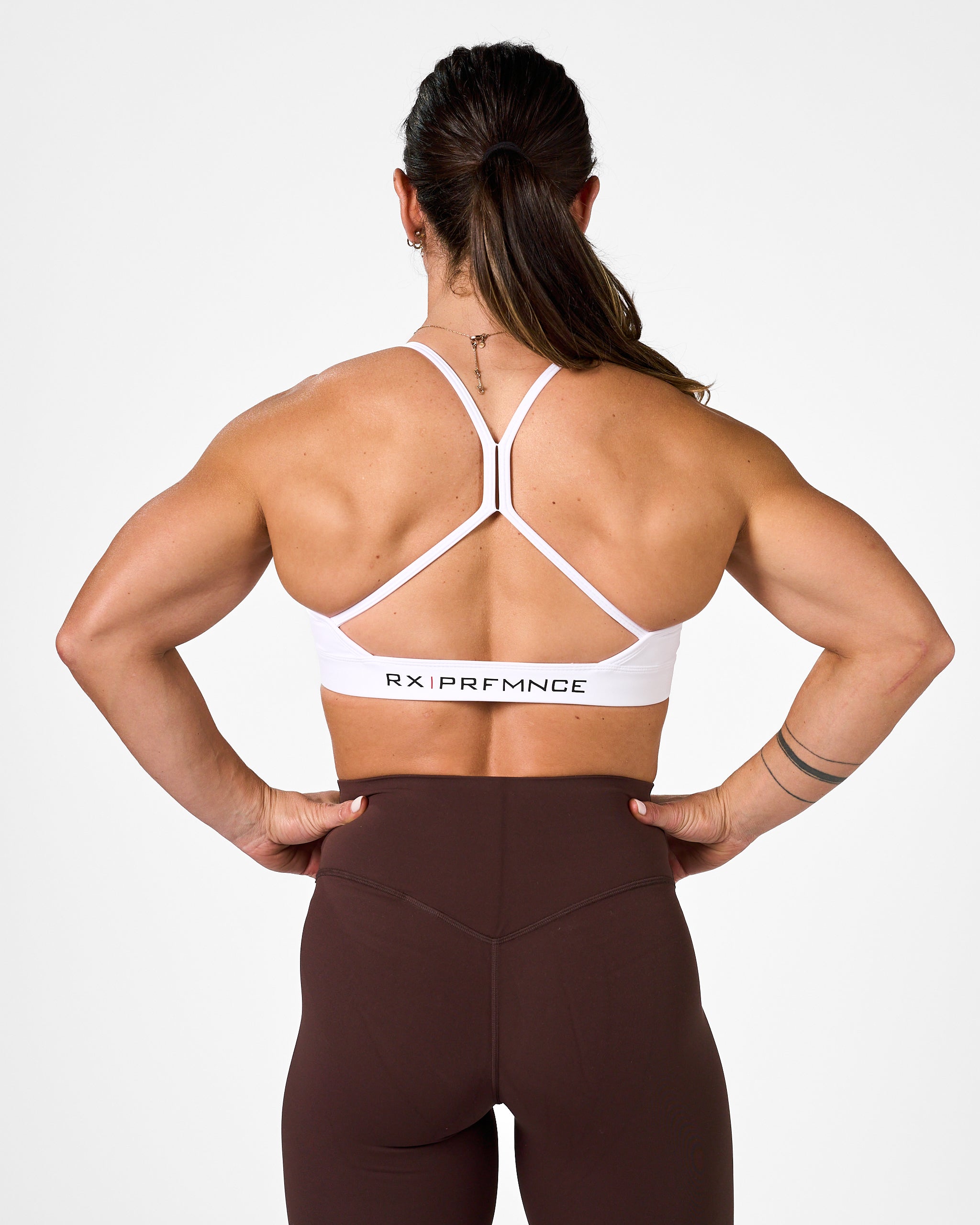 Barbara Sport Bra White-4