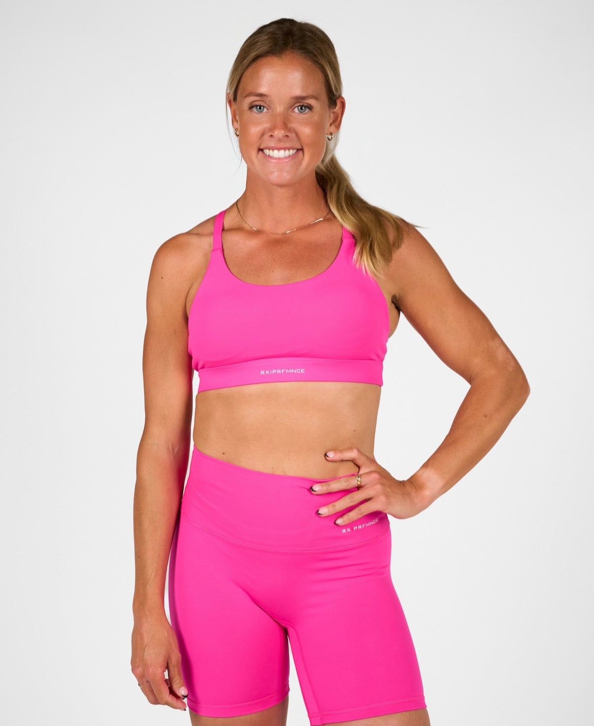 Isabel Sport Bra Electric Pink