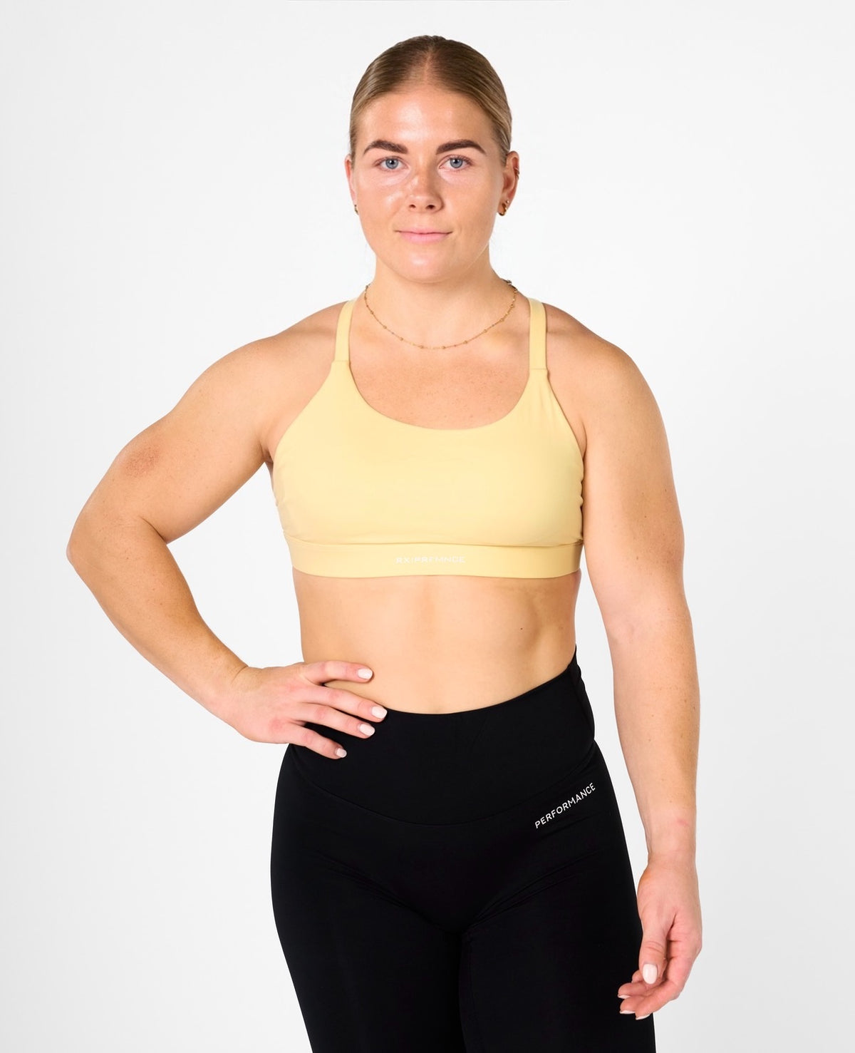Isabel Sport Bra Soft Lemon-1