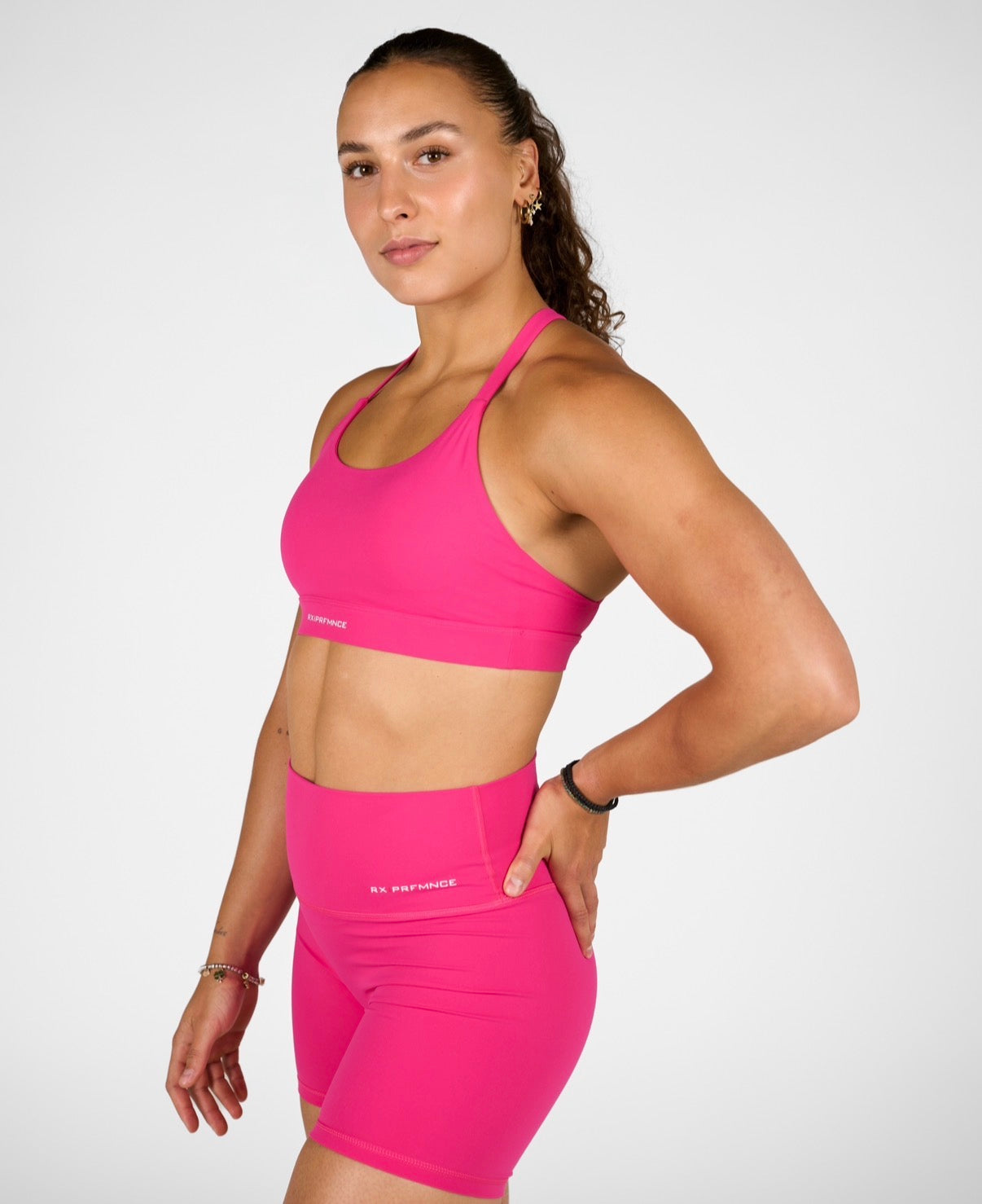 Isabel Sport Bra Pink Velvet-2