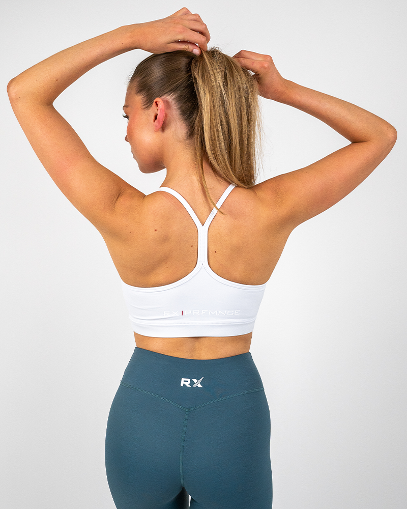 Nancy Sport Bra White-2